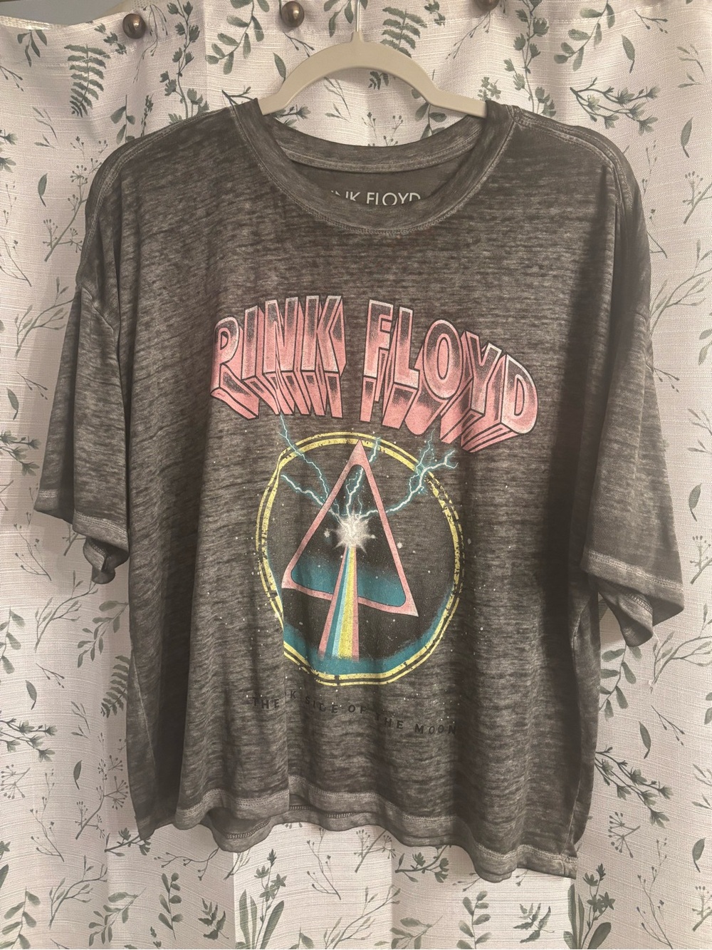 Pink Floyd Gray Washed Logo Tee